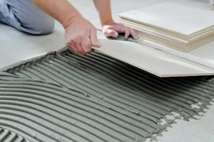 tile-Adhesive-application
